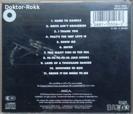 The Commitments Vol. 2 (Music From The Original Motion Picture Soundtrack) 1992 CD, снимка 2 - CD дискове - 40779797