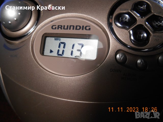 Grundig rcd 1445 cd-radio-usb, снимка 3 - Радиокасетофони, транзистори - 42993930