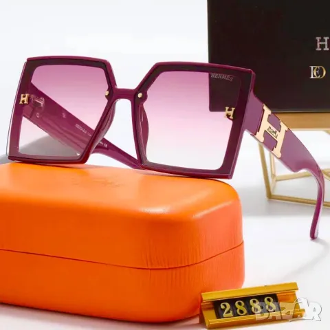 очила с калъф hermes bvulgari, снимка 5 - Слънчеви и диоптрични очила - 50416718