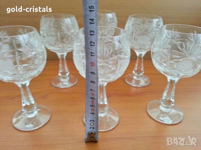 кристални чаши , снимка 2 - Антикварни и старинни предмети - 27480219