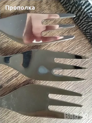 Комплект Немски, неупотребявани десертни вилици, най-висок клас неръждаеми 18/, снимка 3 - Прибори за хранене, готвене и сервиране - 48170445