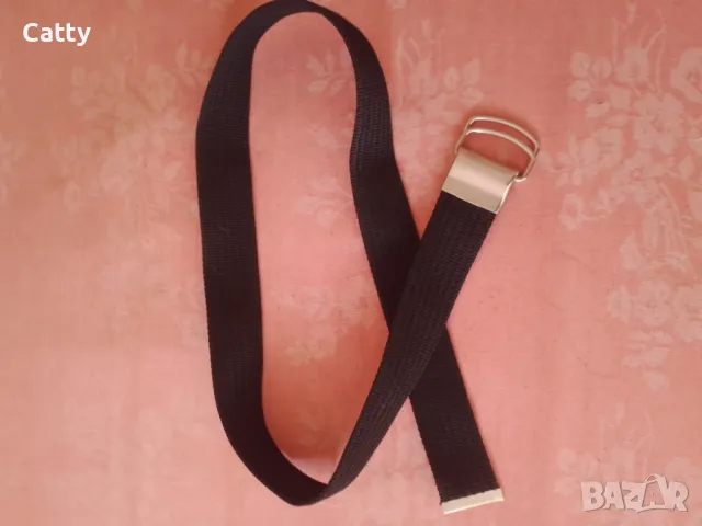 Дамски черен колан , снимка 4 - Колани - 48925038