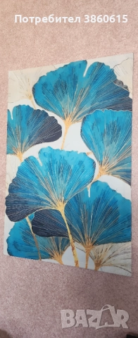 Leafs - Луксозна светеща картина , снимка 1