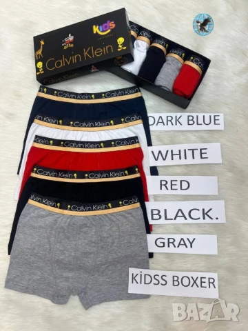 детски боксерки в кутия lacoste burberry tommy hilfiger calvin klein , снимка 5 - Детско бельо и бански  - 50744765