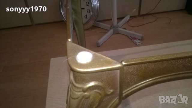 АНТИЧНА маса в цвят злато-мед/месинг-внос франция, снимка 16 - Антикварни и старинни предмети - 26284131