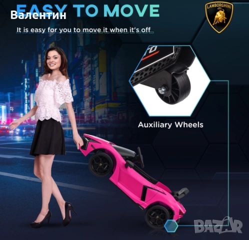 Детска електрическа количка с дистанционно управление 12V, снимка 4 - Електрически играчки - 52798419