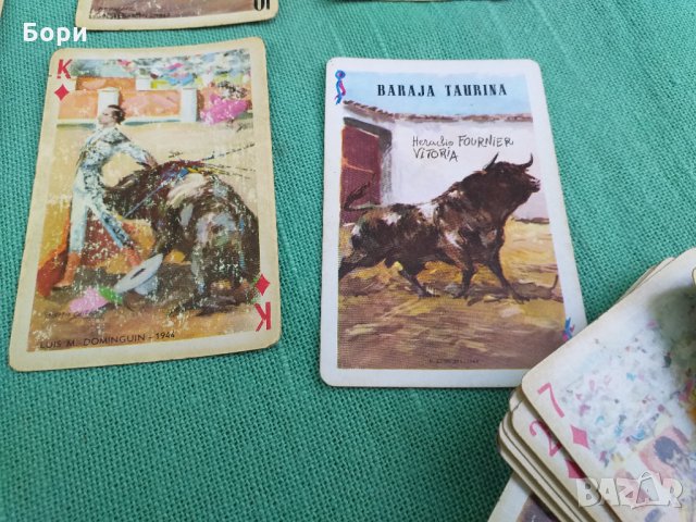 BARAJA TAURINA 1964г Карти за игра, снимка 4 - Карти за игра - 33421242