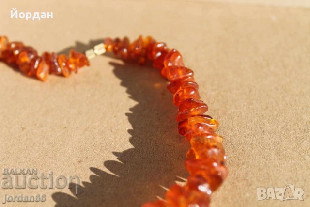 Кехлибарена огърлица, снимка 5 - Други ценни предмети - 38647274