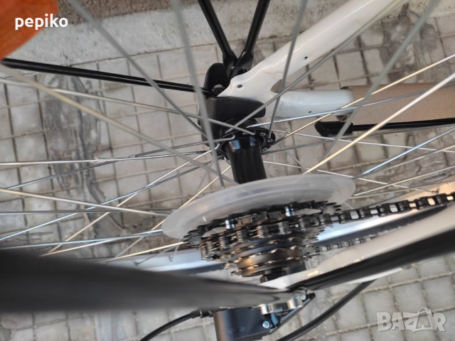 Продавам колела внос от Германия  градски алуминиев велосипед SPORTEC 26 цола с кошница, снимка 13 - Велосипеди - 52819296