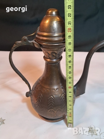 меден ибрик 28/4, снимка 6 - Антикварни и старинни предмети - 51916750