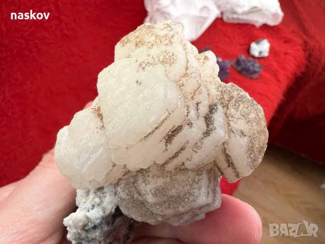 Кристали бруцит, лимонит, родохрозит, титанит, апофилит, ахат, калцит, кварц, снимка 16 - Колекции - 27741580