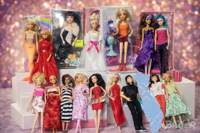 ОГРОМЕН ЛОТ!!! 18 кукли Барби, Синди, Лив и др. + над 30 броя аксесоари