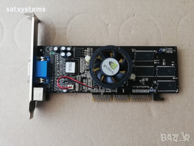 Видео карта NVidia GeForce 4 Manli MX-440SE  64MB SDR 128bit AGP, снимка 1 - Видеокарти - 34906985