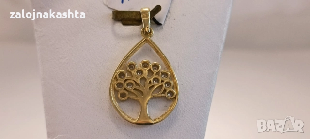 Нова Златна висулка дървото на живота-2,10гр/14кр, снимка 3 - Колиета, медальони, синджири - 52737930