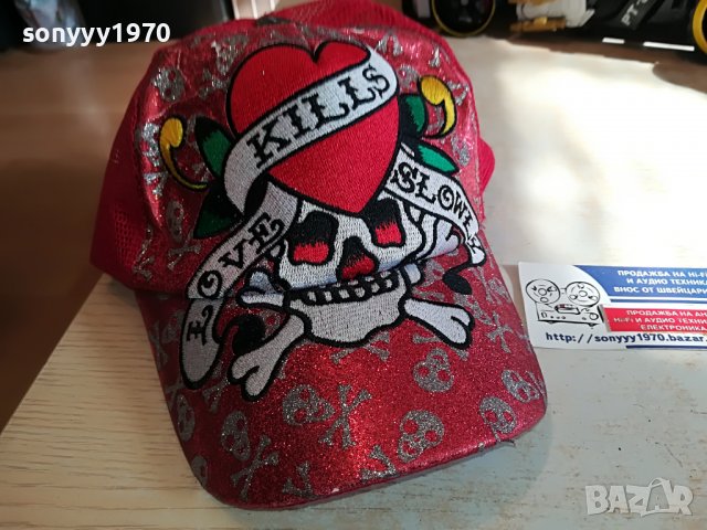 ED HARDY-RED 1203231619, снимка 3 - Шапки - 39972894