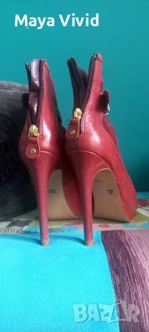 Дизайнерски боти с висок ток, снимка 4 - Дамски боти - 52948372