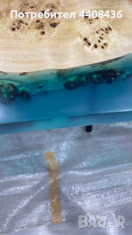 Холна маса от епоксидна смола и дърво, снимка 3 - Маси - 52436461