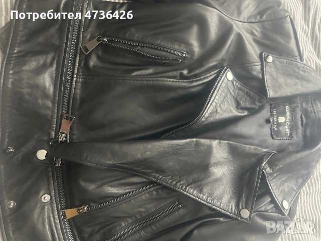 Кожено яке, не е носено, снимка 2 - Якета - 53459364