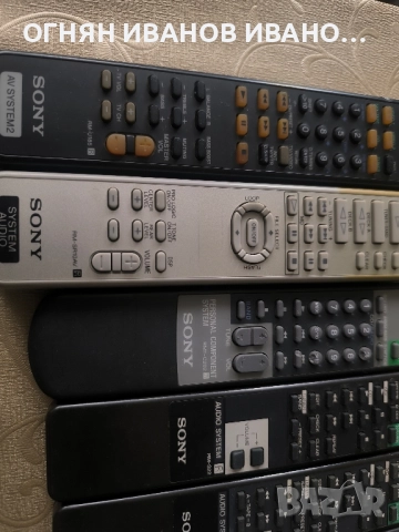 Sony оригинални дистанционни, снимка 2 - Ресийвъри, усилватели, смесителни пултове - 52520428