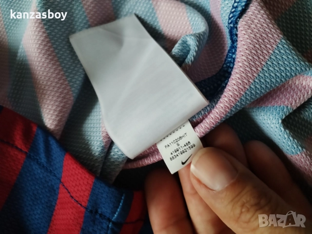 NIKE BARCELONA 2006 2007 HOME FOOTBALL SHIRT - футболна тениска S, снимка 8 - Тениски - 51683327