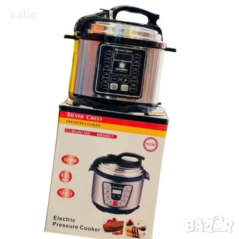 Мултифункционален електрически уред за готвене под налягане Silver Crest 10 в 1