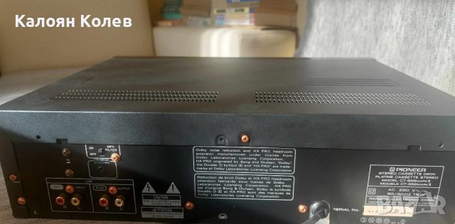 Триглав касетен дек Pioneer CT-656, снимка 4 - Декове - 43931311