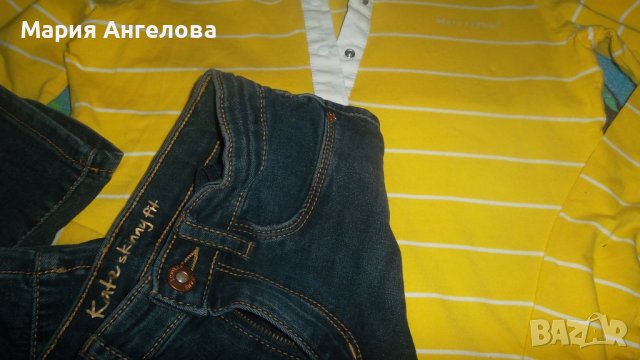Лот дънки и блузка "Марко поло", снимка 1 - Детски комплекти - 36610494
