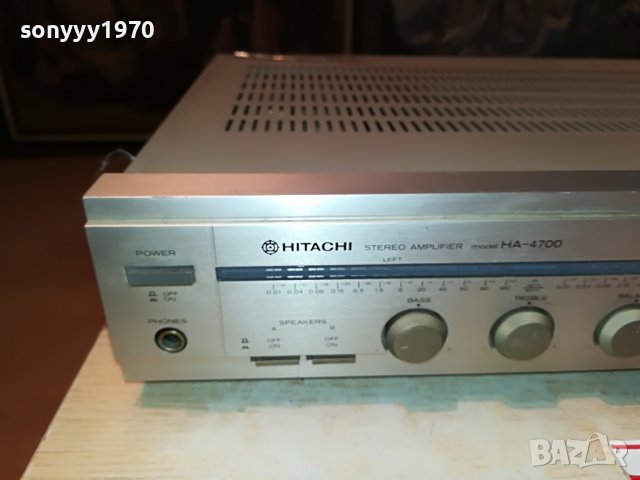ПОРЪЧАН-HITACHI-STEREO AMPLI-JAPAN 1606221911, снимка 4 - Ресийвъри, усилватели, смесителни пултове - 37108794