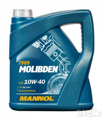Моторно масло MANNOL MOLIBDEN 10W40 4л 