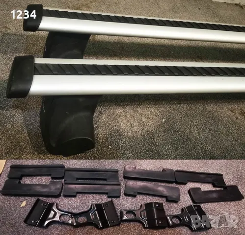 Алуминиев багажник напречни греди с THULE сет за TOYOTA COROLLA 00-06