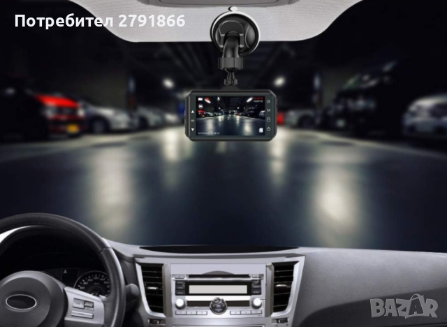 Видеорегистратор CHORTAU задна камера, нощно виждане,паркинг G сензор , снимка 6 - Други - 44906516