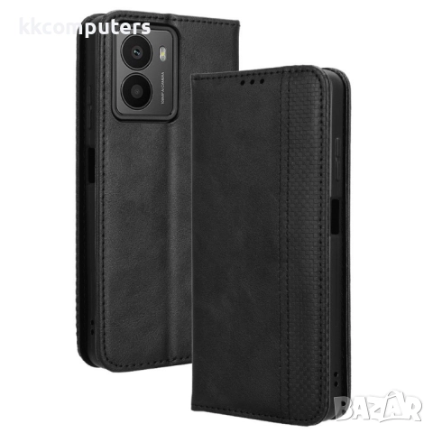 HMD Fusion 5G Retro Texture Wallet Калъф и Протектор