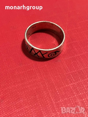 Сребърен пръстен, снимка 4 - Пръстени - 52161733