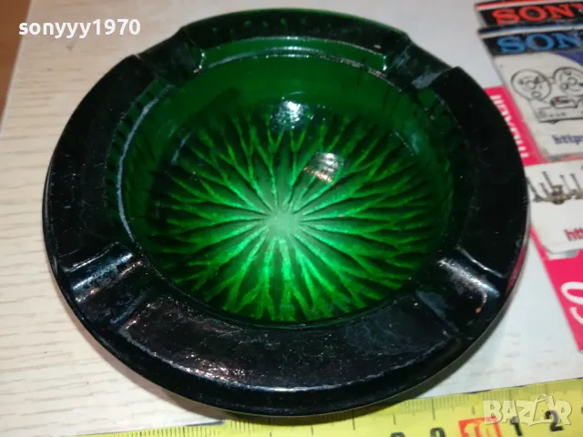 ЗЕЛЕН ПЕПЕЛНИК 1405251020, снимка 9 - Антикварни и старинни предмети - 50281229