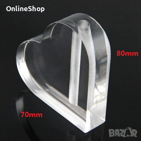 Златна роза 24 карата със стойка сърце, снимка 6 - Колиета, медальони, синджири - 53305767