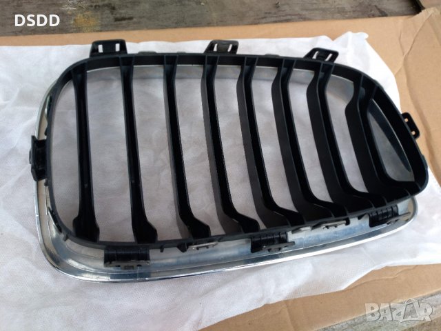 Предни решетки / бъбреци M Sport за BMW 1 F20 F21 хром/черно, снимка 3 - Части - 34910043