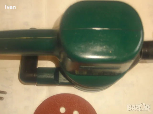 Оригинален немски 2004г. КРЪГЪЛ ЕКСЦЕНТЪР ВИБРОШЛАЙФ 420 вата Професионален MEISTER CRAFT ОТЛИЧЕН, снимка 12 - Други инструменти - 47967122