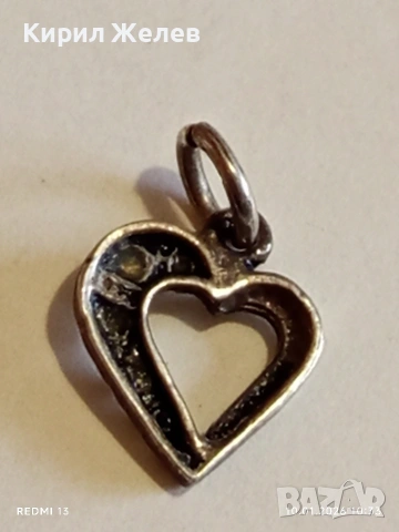 Сребърен медальон във формата на сърце ❤️ стил и елегантност 52663, снимка 9 - Колиета, медальони, синджири - 53051508