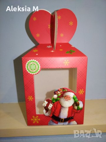 6 модела коледни картонени кутии коледна кутия за подарък подаръци, снимка 4 - Коледни подаръци - 38927229