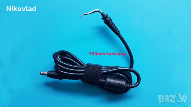 Захранващ кабел на зарядно за Samsung 5X3, снимка 1 - Части за лаптопи - 32492494