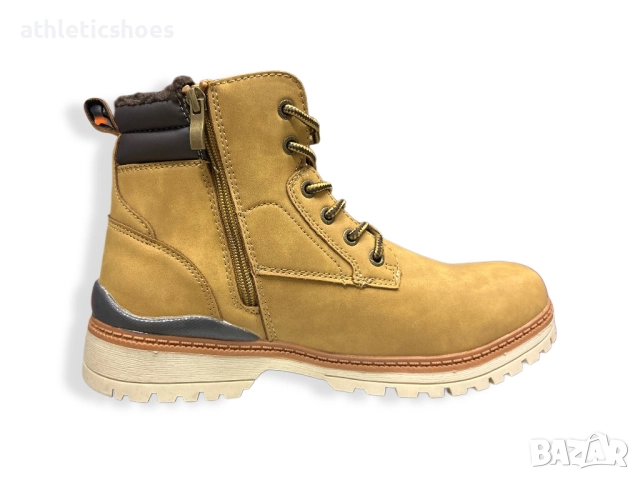 Мъжки зимни боти със цип-227, снимка 2 - Мъжки боти - 51835552