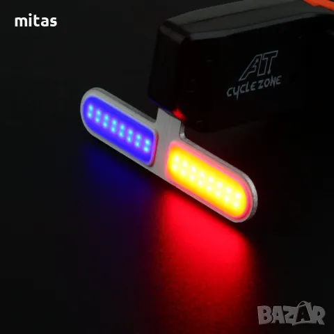 LED TAIL LIGHT стоп светлина за велосипед с висока яркост, Полицейска, снимка 2 - Аксесоари за велосипеди - 47973249