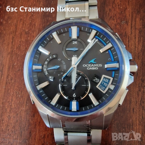 Мъжки часовник Casio Oceanus OCW-G2000-1AJF GPS,Bluetooth,Sapphire Cristal., снимка 2 - Мъжки - 52881093