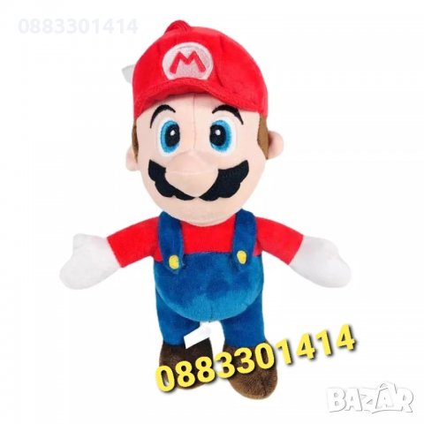 Супер Марио Луиджи и Гъбки плюшени играчки , снимка 4 - Плюшени играчки - 37635846