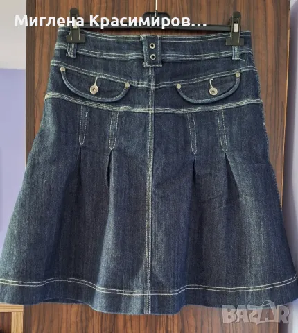 Дънкова пола, снимка 3 - Поли - 47647613