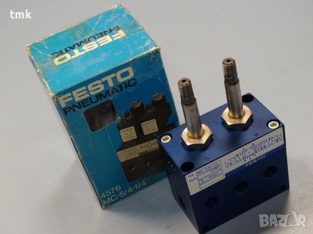 Пневматичен разпределител Festo MC-5/4-1/4 2-10bar, снимка 13 - Резервни части за машини - 36906719