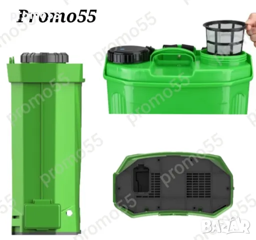 Акумулаторна гръбна пръскачка 18л  с телескопична дръжка и 4 дюзи, снимка 2 - Градинска техника - 49537921