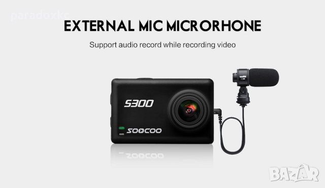 Екшън камера SOOCOO S300 4K WiFi , снимка 7 - Камери - 52369573
