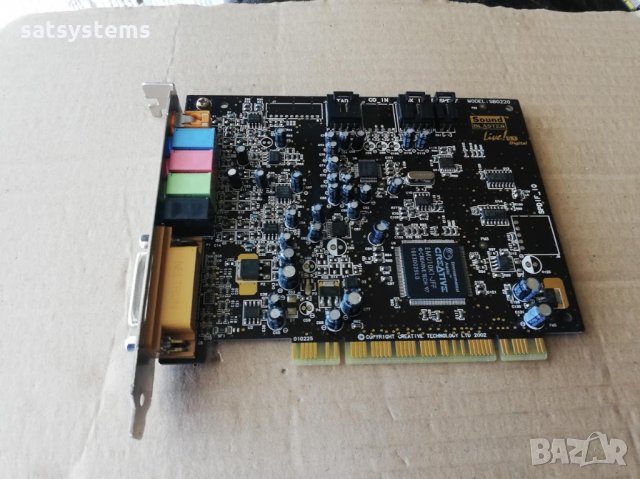 Звукова карта Creative Sound Blaster SB0220 PCI, снимка 5 - Други - 32331606