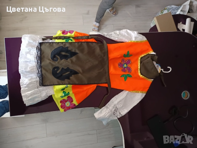 фолклорна риза, престилка, сукман, снимка 2 - Детски рокли и поли - 52826592